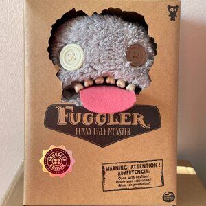 9” Fuggler Funny Ugly Monster Plush Toothy Grey Alien Stuffed Toy Retired Rare